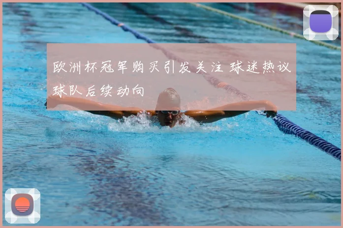 欧洲杯冠军购买引发关注 球迷热议球队后续动向